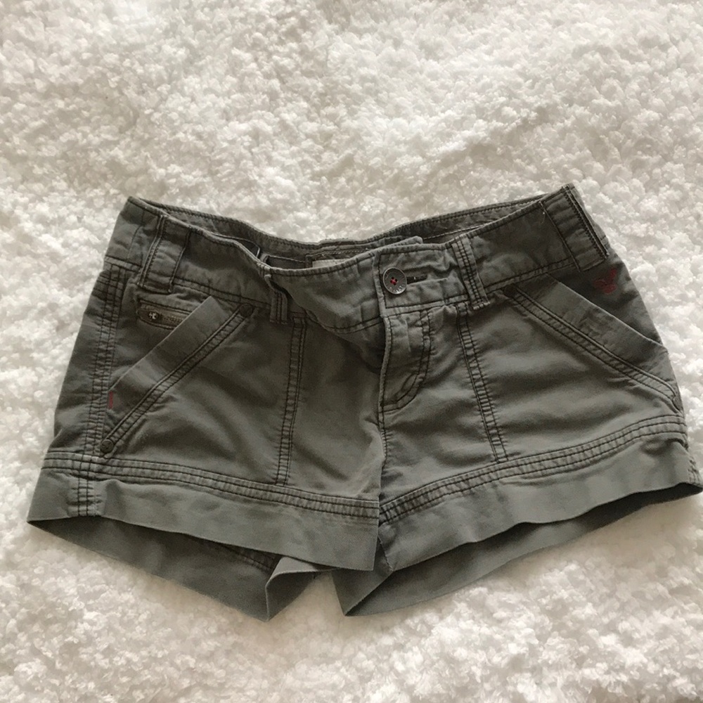 Army green American Eagle Shorts